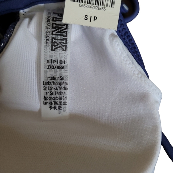 New PINK Victoria's Secret swimsuit bikini top SMALL - Picture 4 of 4